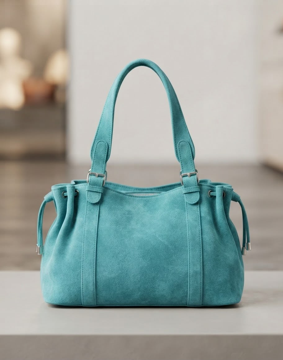 The Voyager Suede Bag - Handcrafted Moroccan Masterpiece