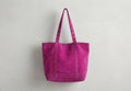 Sleek Leather Tote Bag with Metal Eyelet Details - Authentic Craftsmanship