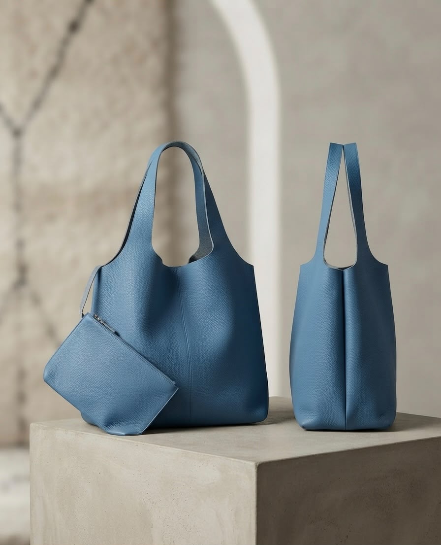 Handcrafted Genuine Leather Tote Bag for Women