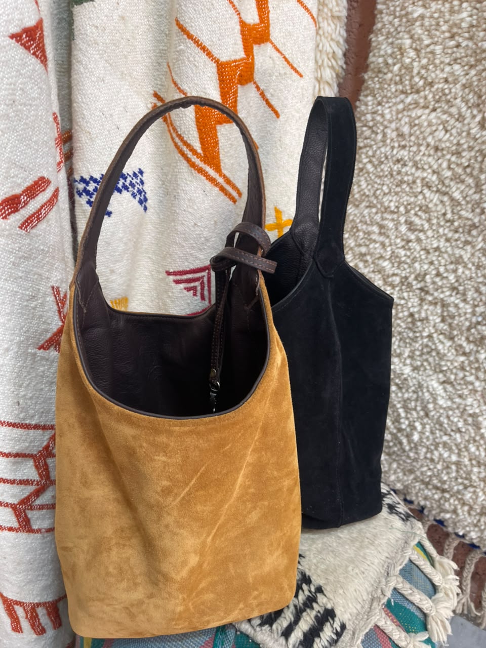 Sani Leather Reversible Bucket Bag - Two Looks, One Bag