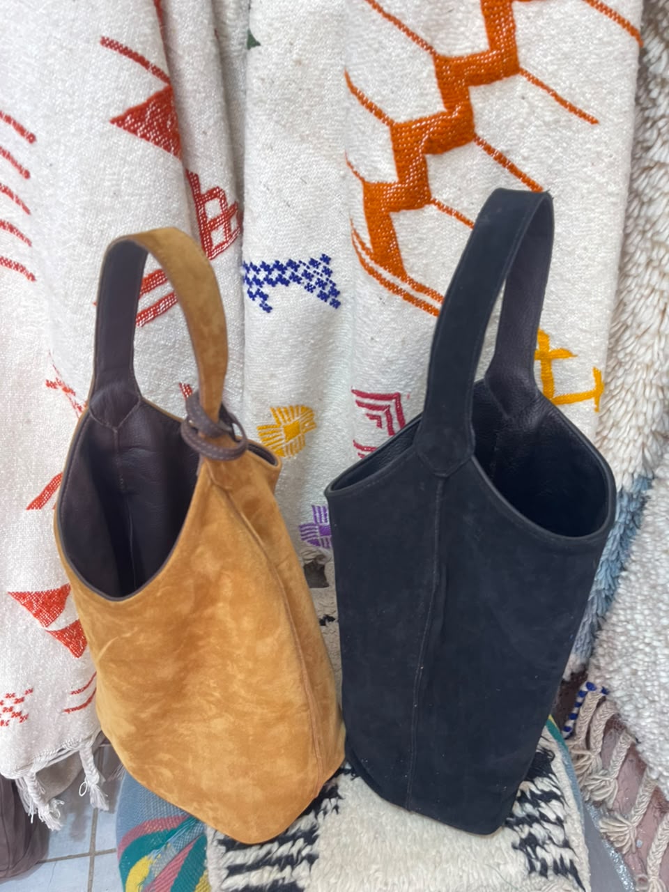 Sani Leather Reversible Bucket Bag - Two Looks, One Bag