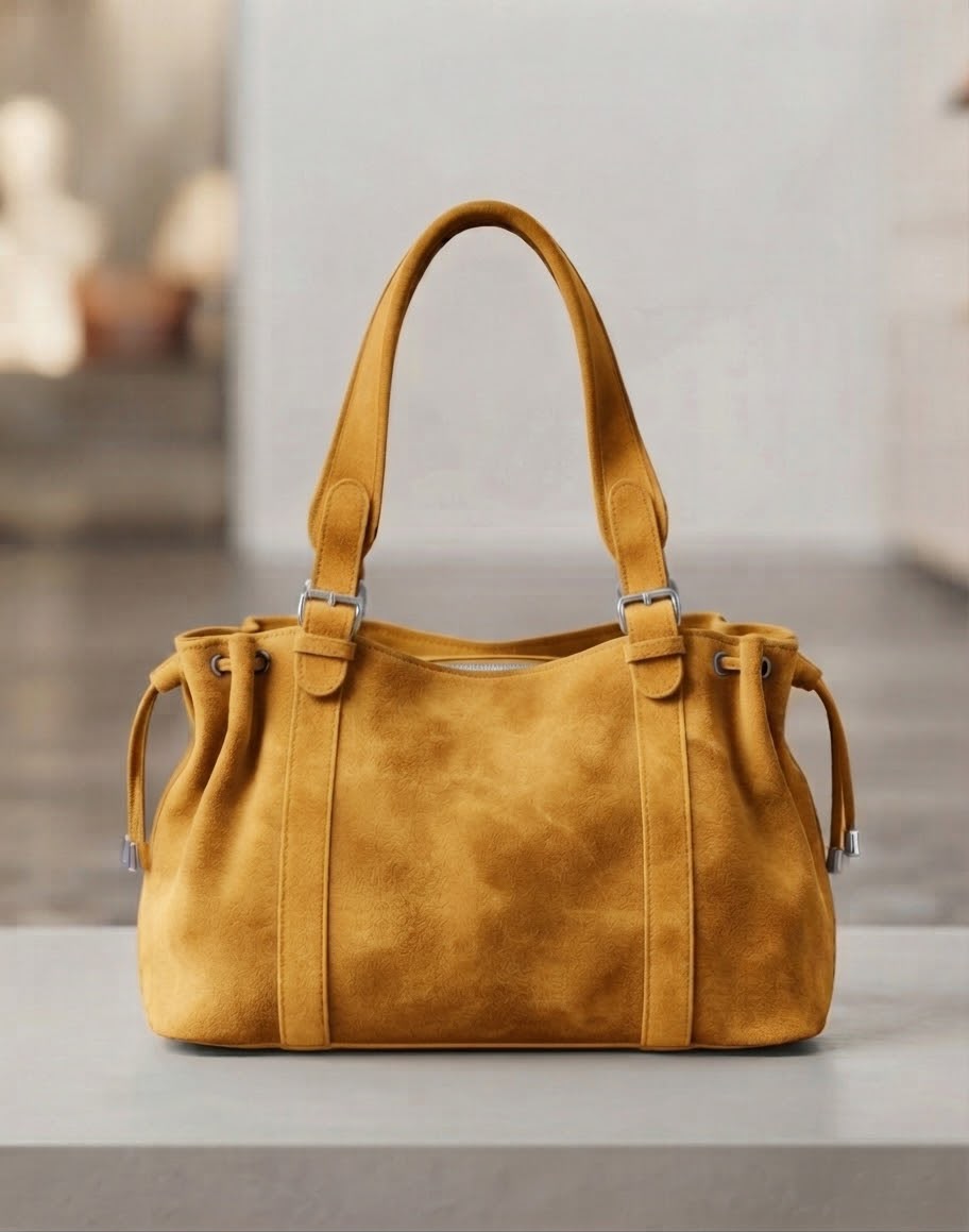 The Voyager Suede Bag - Handcrafted Moroccan Masterpiece
