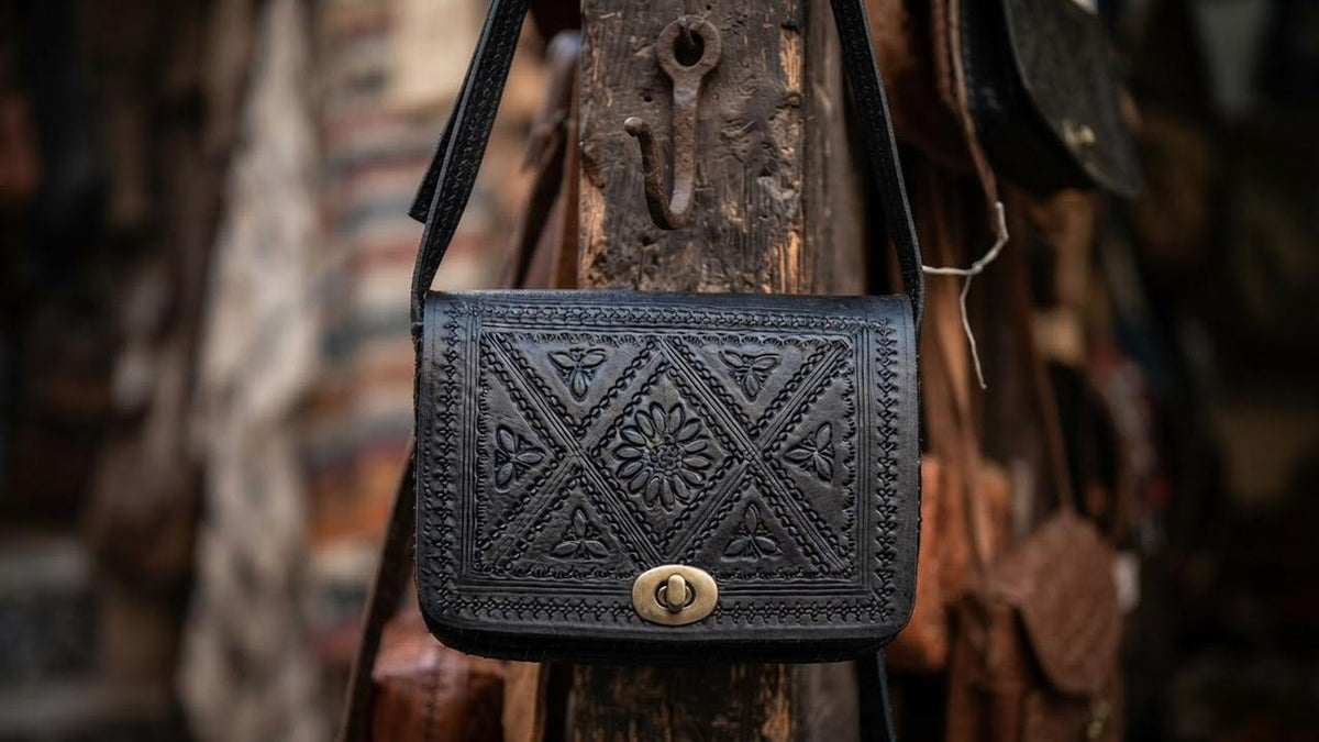 Sani Leather Luxury Square Genuine Leather Bag