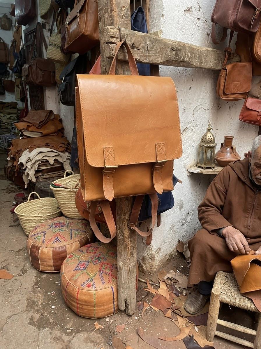 Artisanal Genuine Leather Backpack - Timeless Heritage | Sani Leather