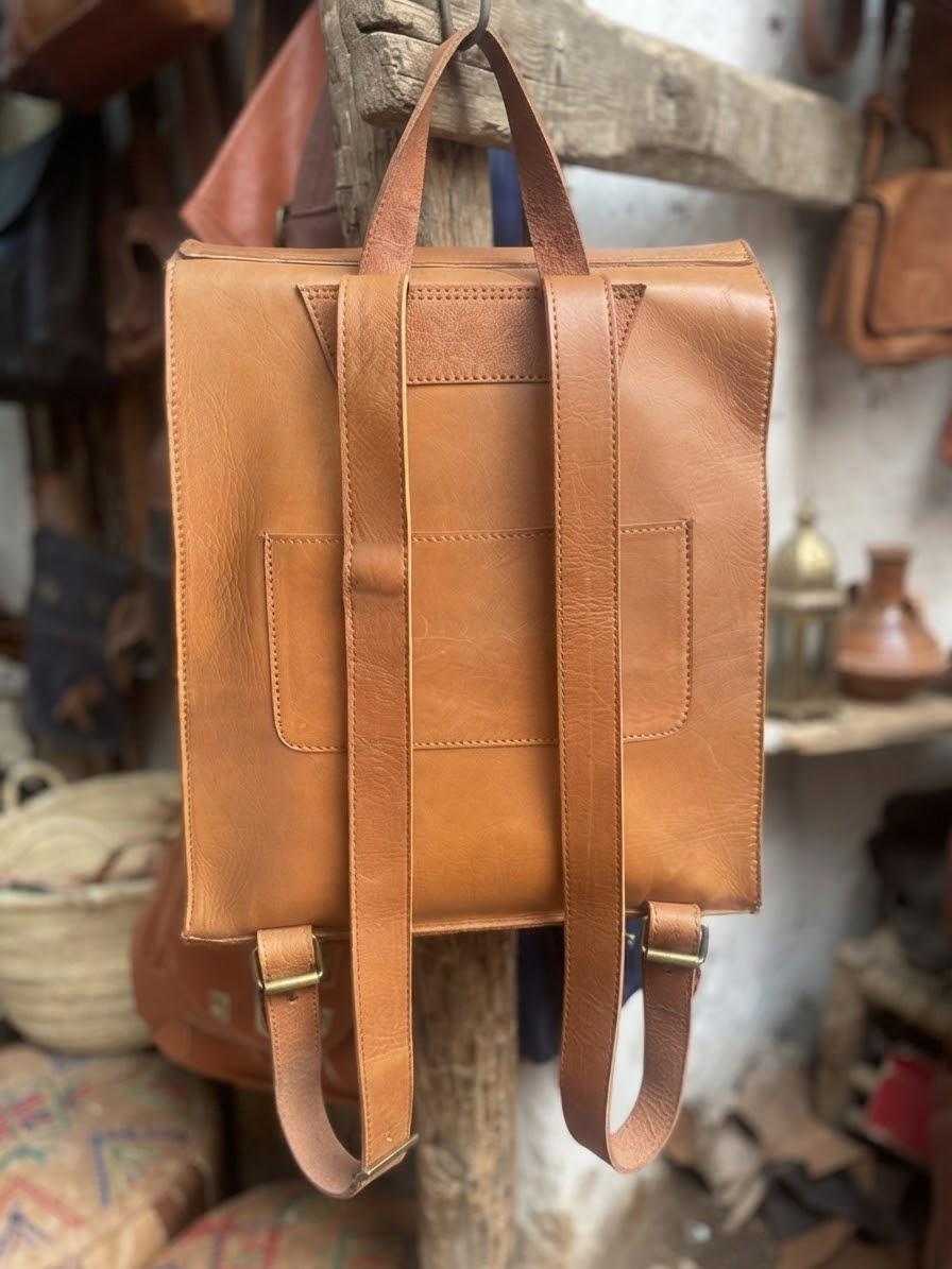 Artisanal Genuine Leather Backpack - Timeless Heritage | Sani Leather